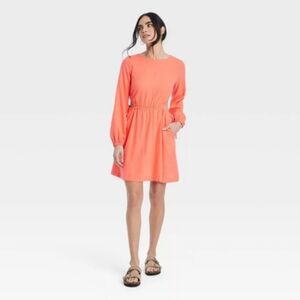 3/ $20UniversalThread Dresses in Orange and Tan Comes With A Gift Dress Included